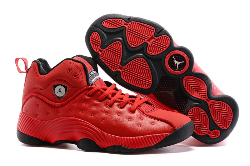 Air Jordan Jumpman Team II15 All Red Basketball Shoes - Click Image to Close